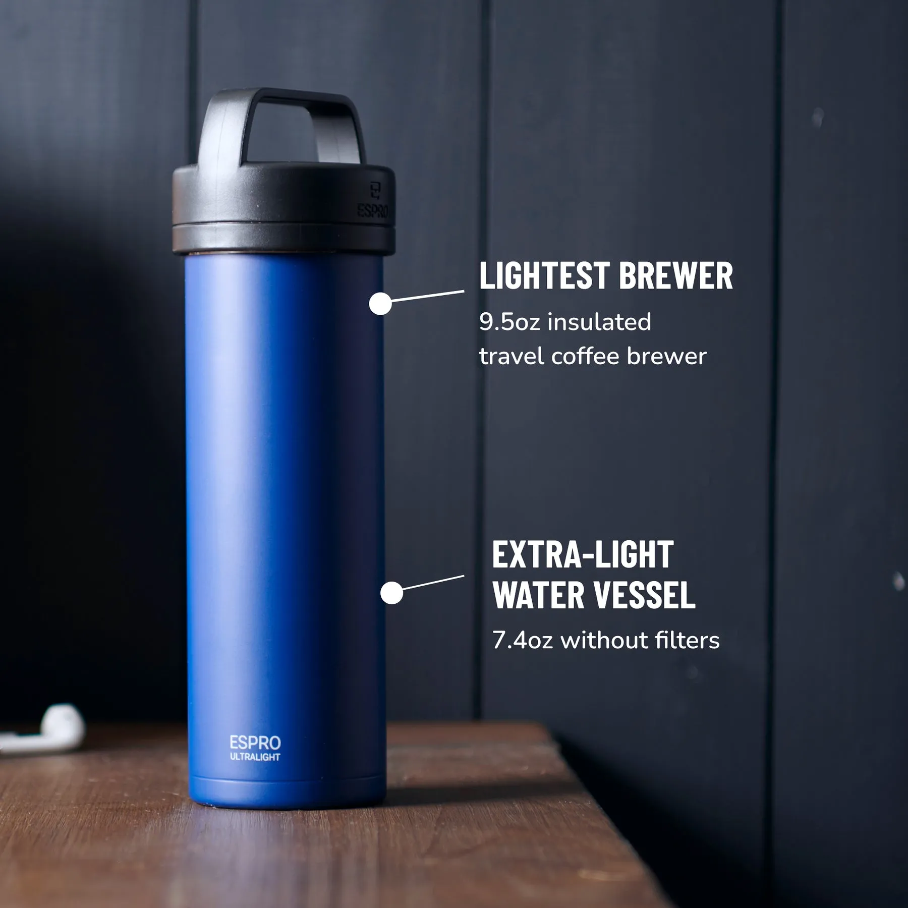 ESPRO - P0 PRESNA FRANCESA VIAJE 470mL Blue - Imagen 5